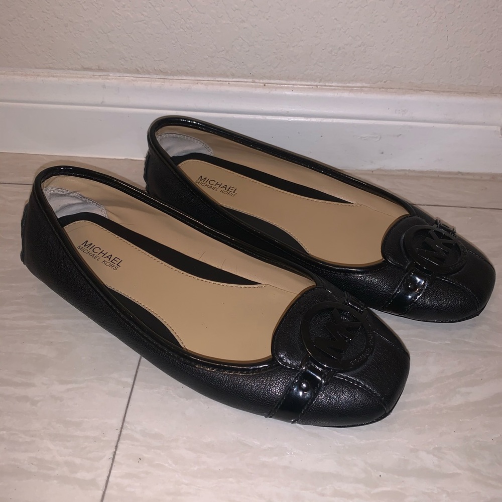 Michael Kors Mocassins Black Leather Flats 7